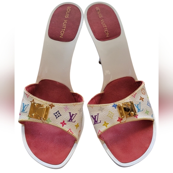 LOUIS VUITTON MURAKAMI MULES Size 39.5 - US 9.5 - Picture 3 of 9